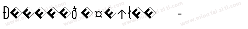 DINCond Regular 常规字体转换